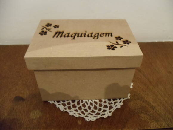Caixa para Maquiagem em mdf