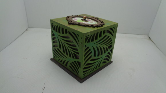 Caixa Porta Caneca ,-decorada