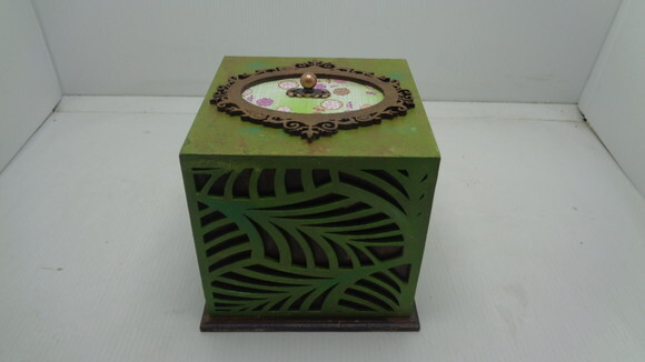 Caixa Porta Caneca ,-decorada
