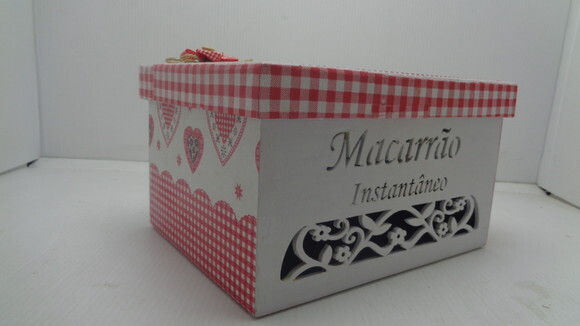 Caixa Porta Macarrão Instantâneo