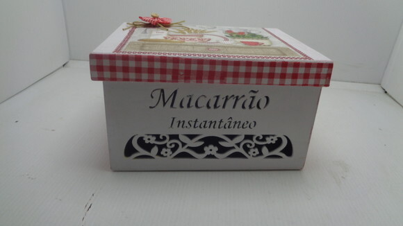 Caixa Porta Macarrão Instantâneo