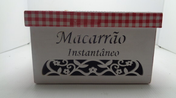 Caixa Porta Macarrão Instantâneo
