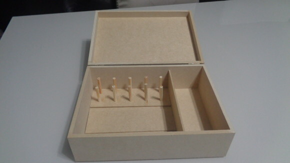 Caixas em Mdf para costura P e M
