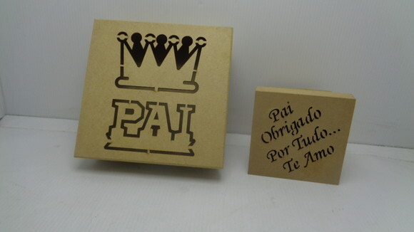 Caixas para o Papai em mdf