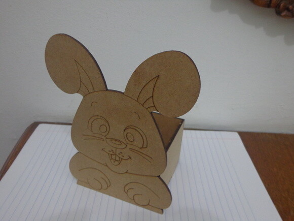 Caixinha Coelhinho da Páscoa-pintada-15,00