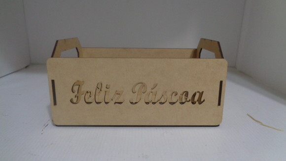 Caixote de Pascoa em mdf