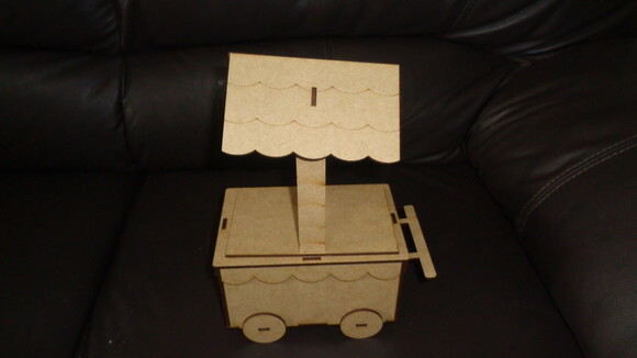 Carrinho de Pipoca a Laser