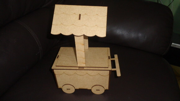 Carrinho de Pipoca a Laser