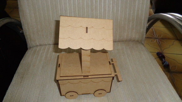 Carrinho de Pipoca a Laser