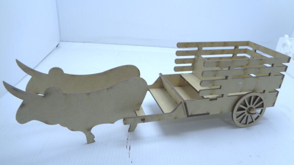 Carro de Boi em mdf