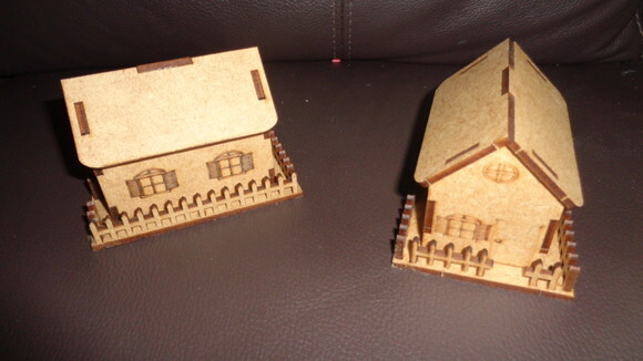 Casinhas Mini em MDF-Preço Unitário