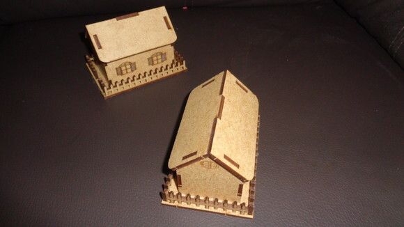 Casinhas Mini em MDF-Preço Unitário