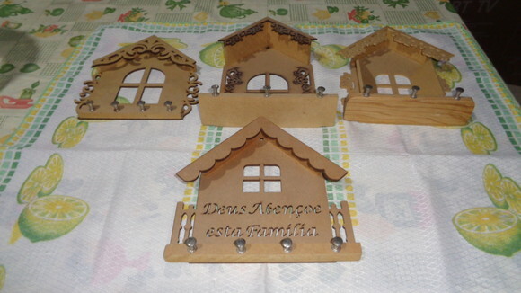 Casinhas Porta Chaves em mdf