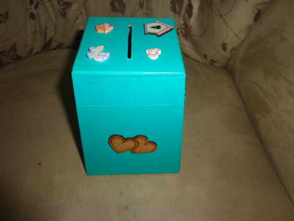 Cofre Porta Moedas-decorado-