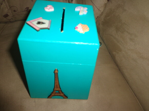 Cofre Porta Moedas-decorado-