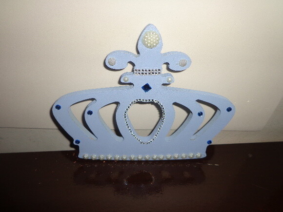 Coroa em mdf Pintada-bl-25,00
