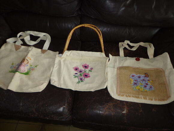 Ecobag em Tecido, Decorada