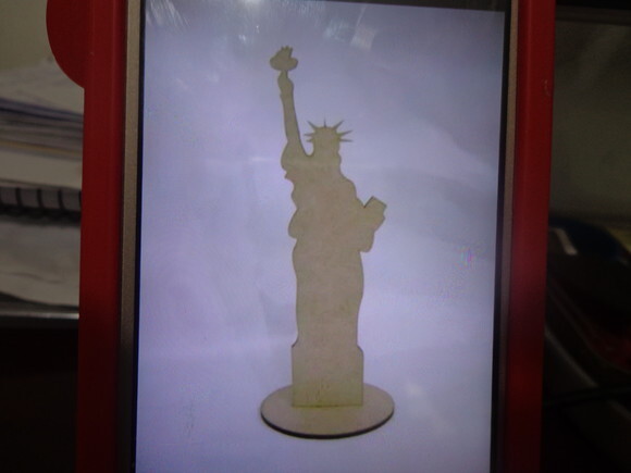 Estatua da Liberdade em mdf