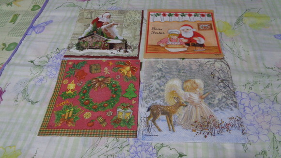 Guardanapos Natalinos Variados-5 Por 20,00