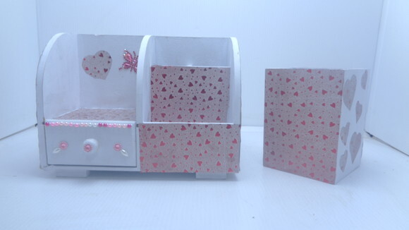 Kit Escritório em mdf Decorado-black Friday-65,00