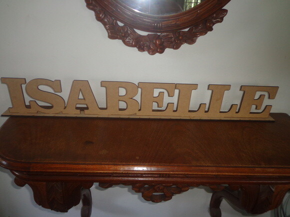 Letras Recortadas em mdf ---- Preço a Combinar
