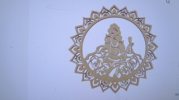 Mandalas dos Orixás, em mdf -ver Tamanhos