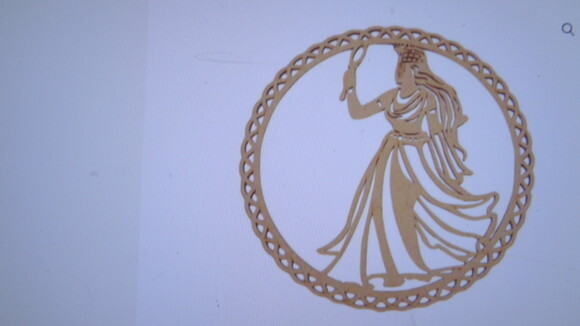 Mandalas dos Orixás, em mdf -ver Tamanhos