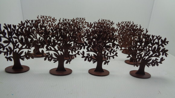 Mini Arvores em mdf