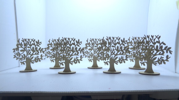 Mini Arvores Esperança Pintadas