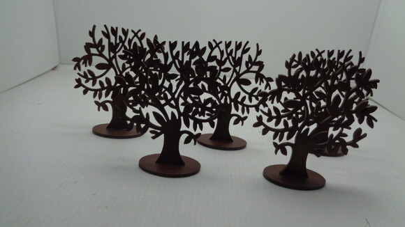 Mini Arvores em mdf