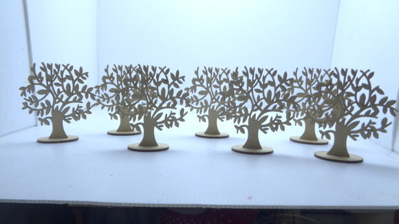 Mini Arvores Esperança Pintadas