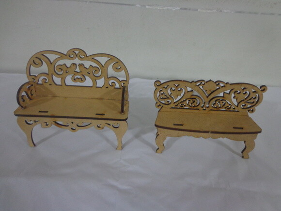 Mini Bancos em mdf