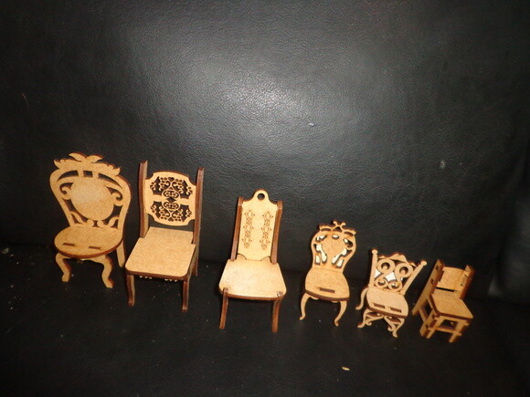 Mini Cadeiras a Laser