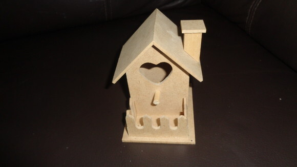 Mini Casa Coração com Cerca