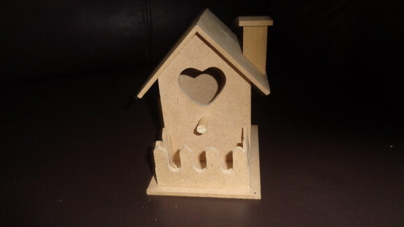 Mini Casa Coração com Cerca