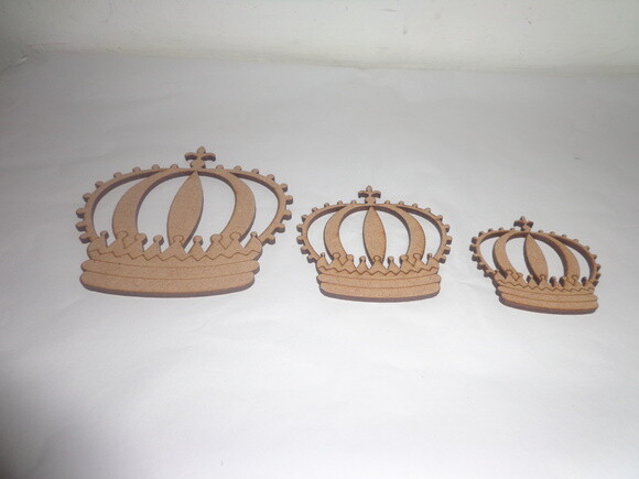 Mini Coroas Recortadas-6 Unidades Por--21,00