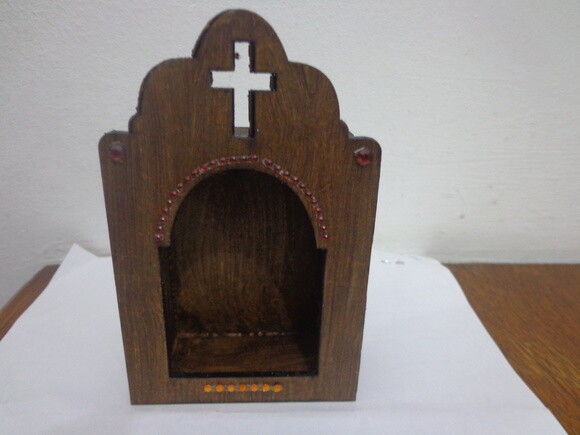 Mini Oratório com Cruz