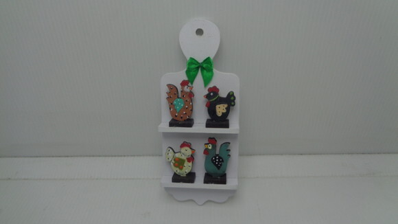 Mini Prateleiras em Mdf,com Galinhas