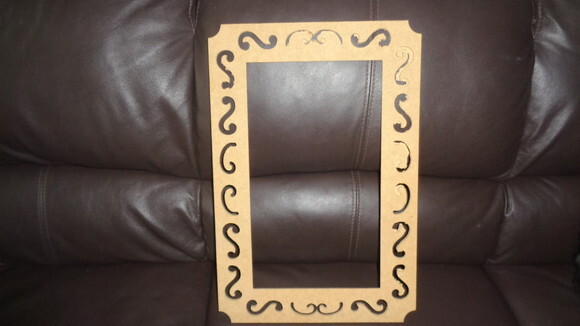 Moldura Retangular decorada