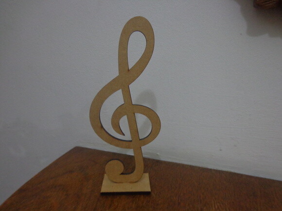 Nota Musical em Mdf- --10,00 a Unidade.