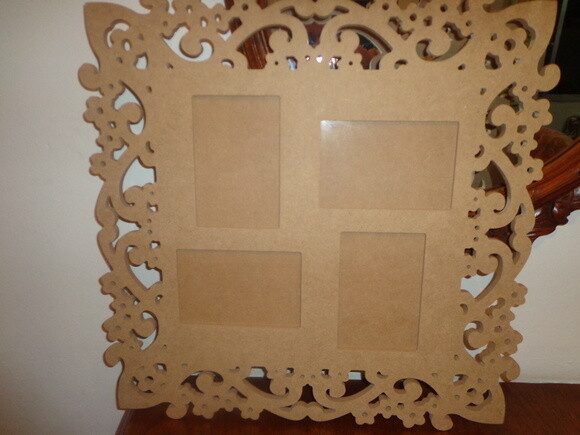 Painel Recortado para Fotos c/ Vidro