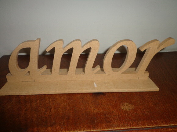 Palavras em Mdf-amor