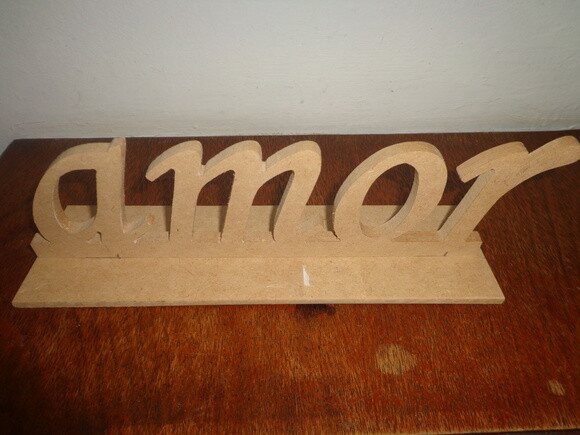 Palavras em Mdf-amor