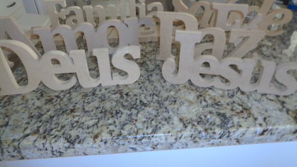 Palavras Grossas em Mdf- 18,00-sem Pintar-pintado 32,00