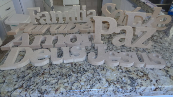 Palavras Grossas em Mdf- 18,00-sem Pintar-pintado 32,00