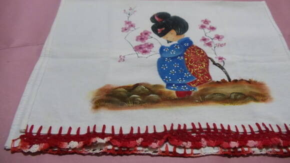 Pano de Prato Cerejeiras do Japão