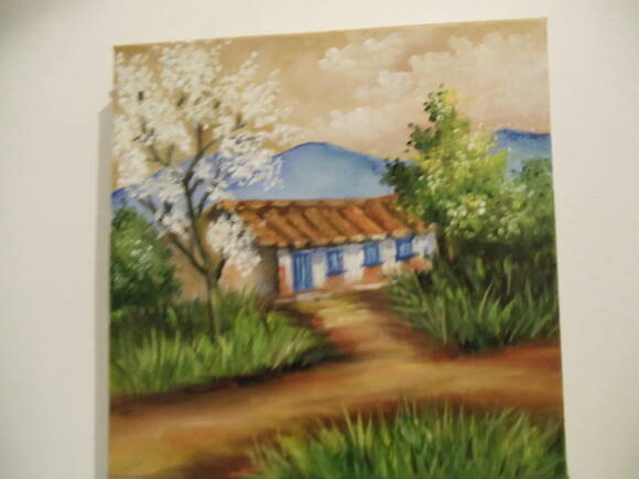 Pintura a Oleo Ipe Branco