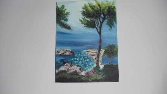 Pintura a Oleo Mar Revolto