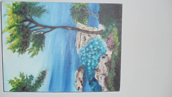 Pintura a Oleo Mar Revolto