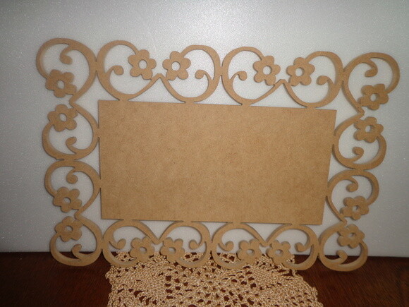 Placa com Recortes em mdf